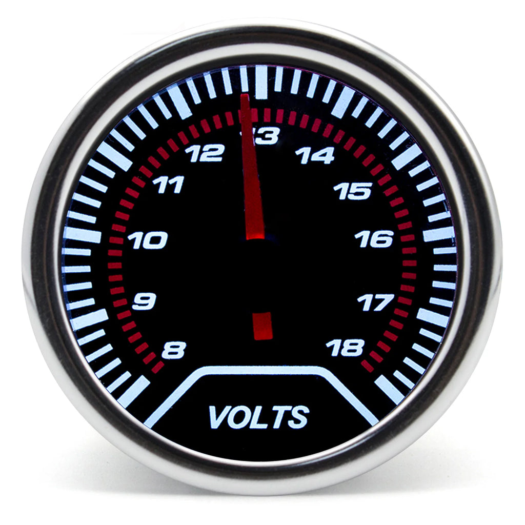 52mm Car Boost Water Temp Meter Oil Temp Oil Press Gauge Voltmeter Tachometer Air Fuel Ratio EGT Meter With LED Light 12V