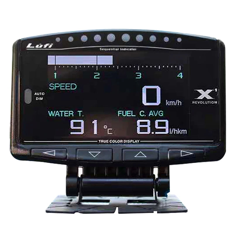 Lufi X1 Gauge | Smart OBD2 Auto Meter Speedometer Monitor alternate view