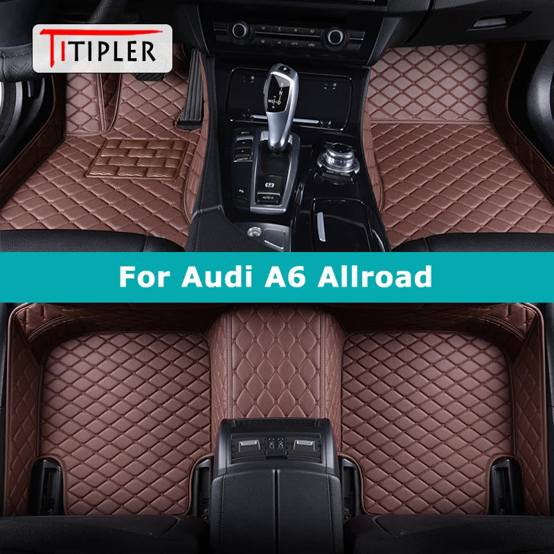 TITIPLER Custom Car Floor Mats For Audi A6 Avant Allroad Auto Carpets Foot Coche Accessorie
