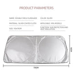 Car Windshield Sun Shade Cover Foldable Front Window Sun Visor Blocks UV Refletive Car Parasol Sunshade Protector Cover