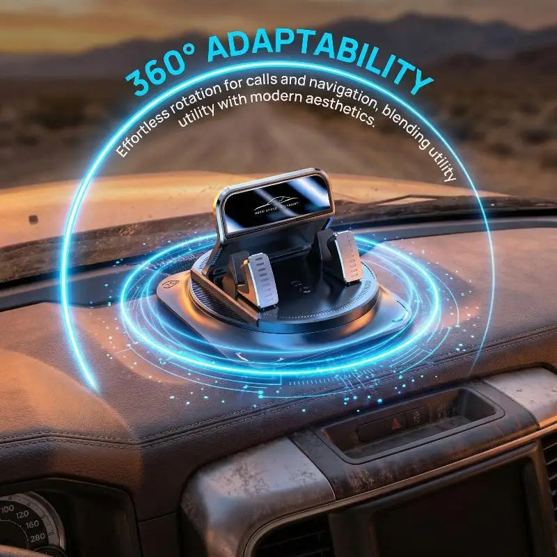 360 Rotating Car Dashboard Phone Holder Universal Sticky Auto Mount AntiSlip Stable S alternate view