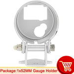 AD 52mm 12V 24V Digital GPS Speedometer TFT Screen | Trip ODO Mph Knot Km/h GPS Antenn close-up view