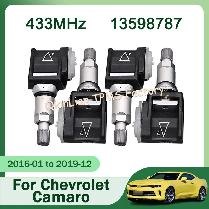 TPMS Tire Pressure Sensor for Chevrolet Camaro 2016-2019 | 433MHz Direct Replacement
