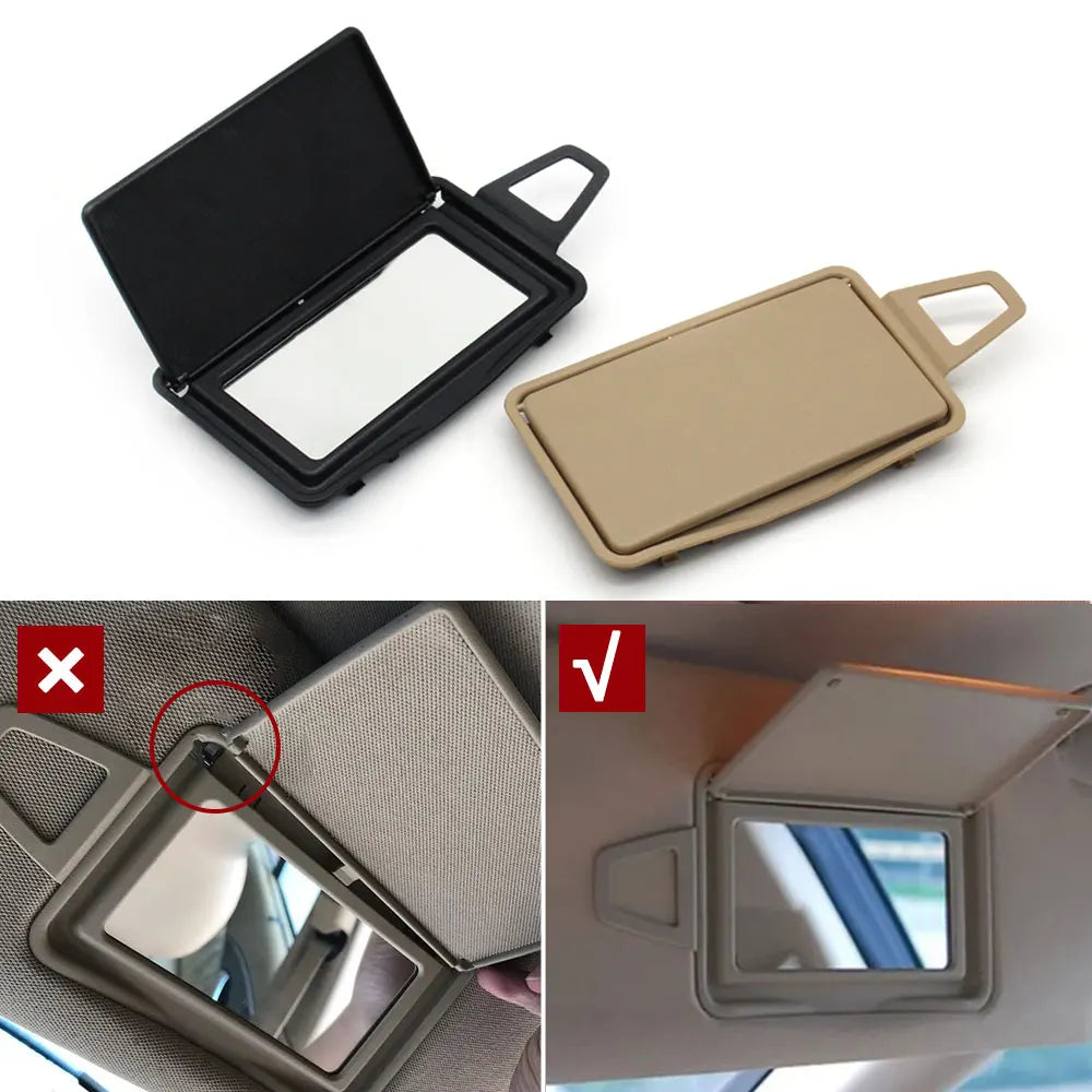 Car Left Right Sun Visor Sunshade Panel Makeup Mirror Cover For Mercedes Benz E Class W211 2003-2006 2118100910 2118100410