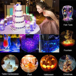Adhesive RGB LED Atmosphere Lamp with Remote Control additional angle