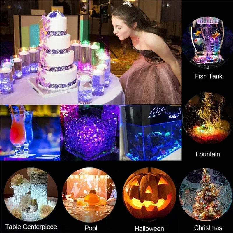Adhesive RGB LED Atmosphere Lamp with Remote Control additional angle