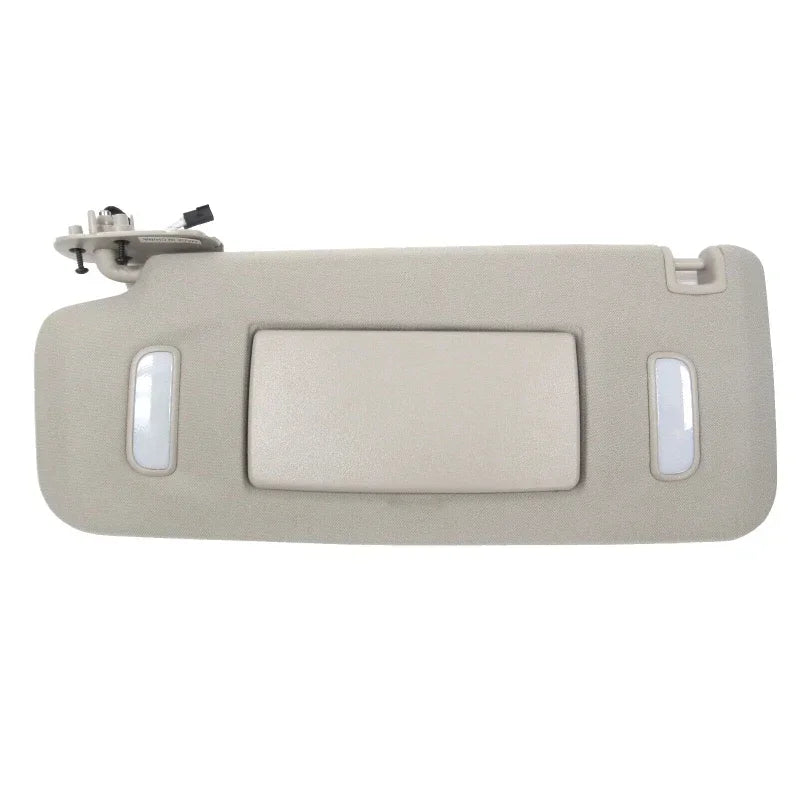 Car Sun Visor Grey Left/Right Side Sunshade Cover with Make-Up Mirror For Chevrolet/ GMC /Cadillac Escalade 2007-2014