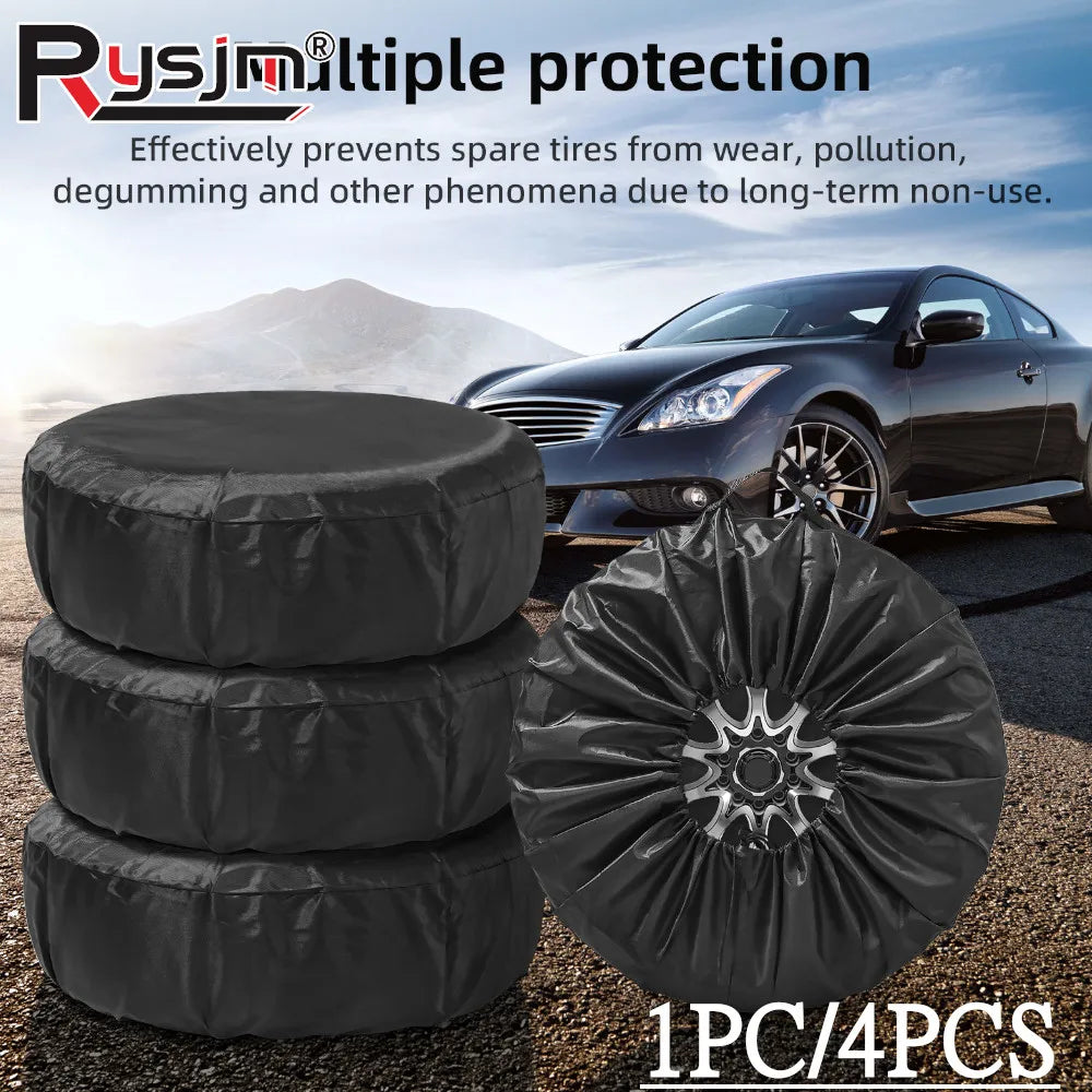 Spare Tire Cover Case | Waterproof Wheel Storage Bag for Vehicle Protection