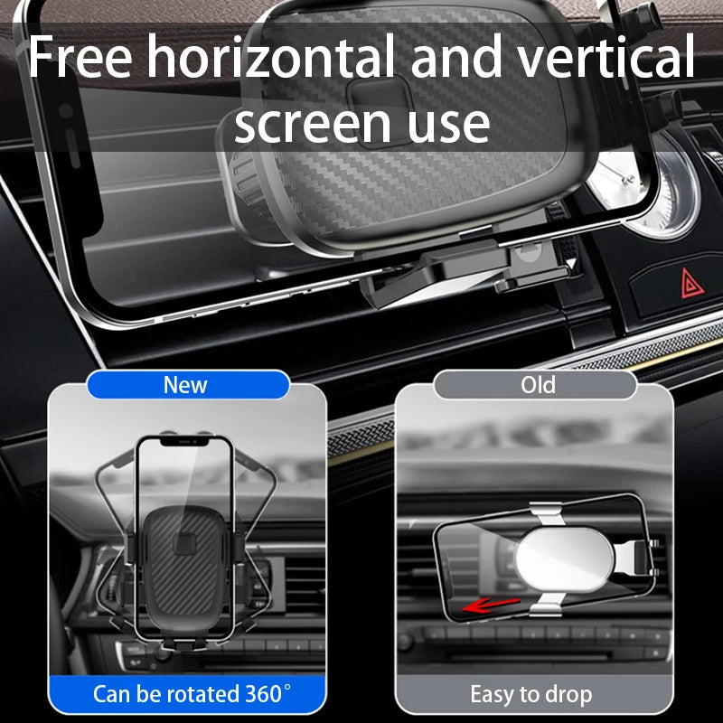 SEAMETAL Car Phone Holder Bracket Accessories Interior Air Outlet Vent Base Gadget additional angle