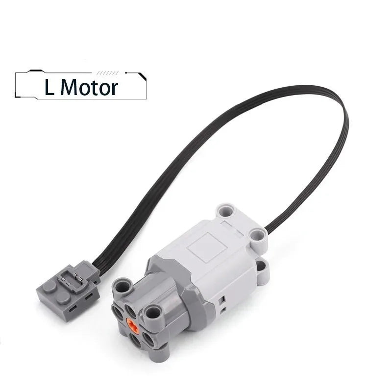 Motor Car Remote Control Battery Box Switch with LED Light Building Blocks additional angle