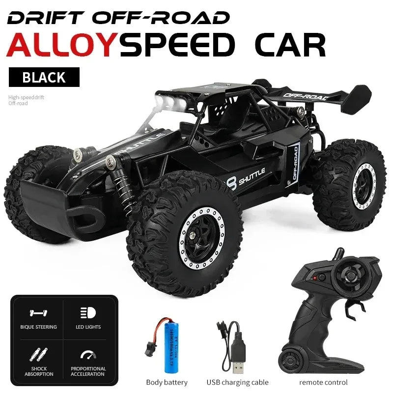1:16 RC Car 2WD with LED Light Remote Control Toy lifestyle view