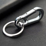 Zinc Alloy Car Key Ring Anti-Lost Keychain close-up view