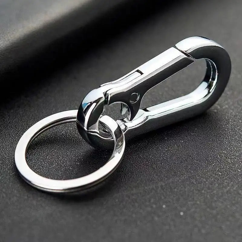 Zinc Alloy Car Key Ring Anti-Lost Keychain close-up view