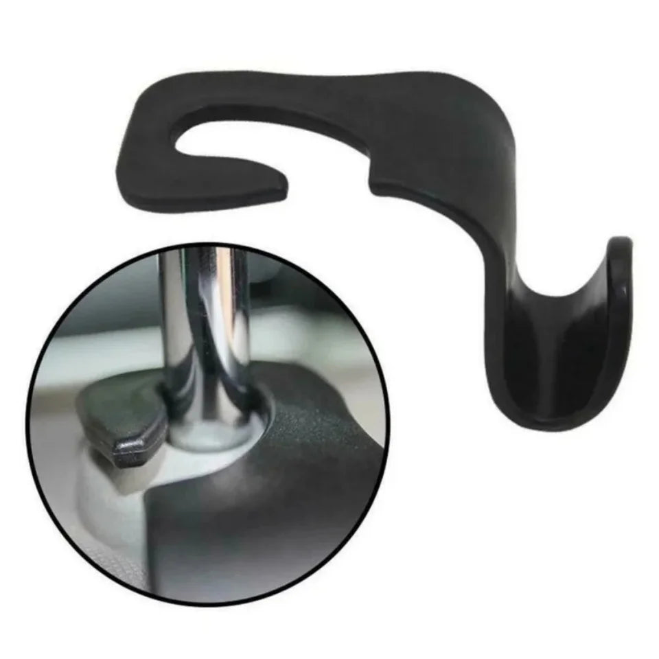 Car Seat Back Hook Universal Car Single Hook Hanger Headrest Storage Hanger Clip High close-up view