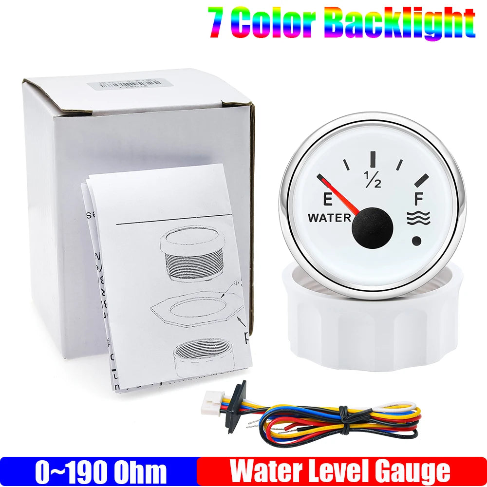 ZMFJH 7 Color Light 52mm Car Gauge Set | Fuel Water Level Voltmeter Oil Pressure Temp lifestyle view