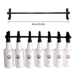 Spray Bottle Storage Rack Car Wash Tool Holder Metal Display Bar Hanger Garage Laundry Car Beauty Shop Organizer Accessory