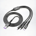 USB Car Charger with Data Cable | 3-in-1 Fast Charging Kit for Renault Models lifestyle view