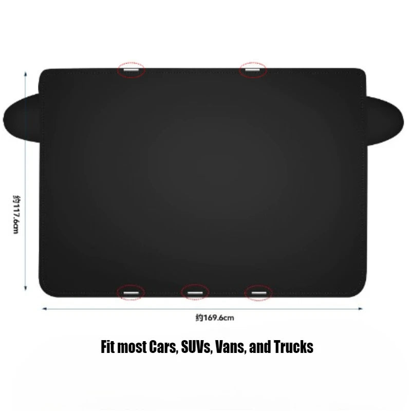 2025 Upgraded Magnetic Car Windshield Snow Cover | All-Season Anti-Freeze Protectio additional angle