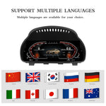 12.3" Digital Dashboard Speedometer for BMW 5/6/7 Series X3 X4 X5 X6 F01 F07 F10 F15 F close-up view