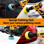 New Car Cleaning Kit Scrubber Drill Detailing Brush Set Air Conditioner Vents Towel P alternate view