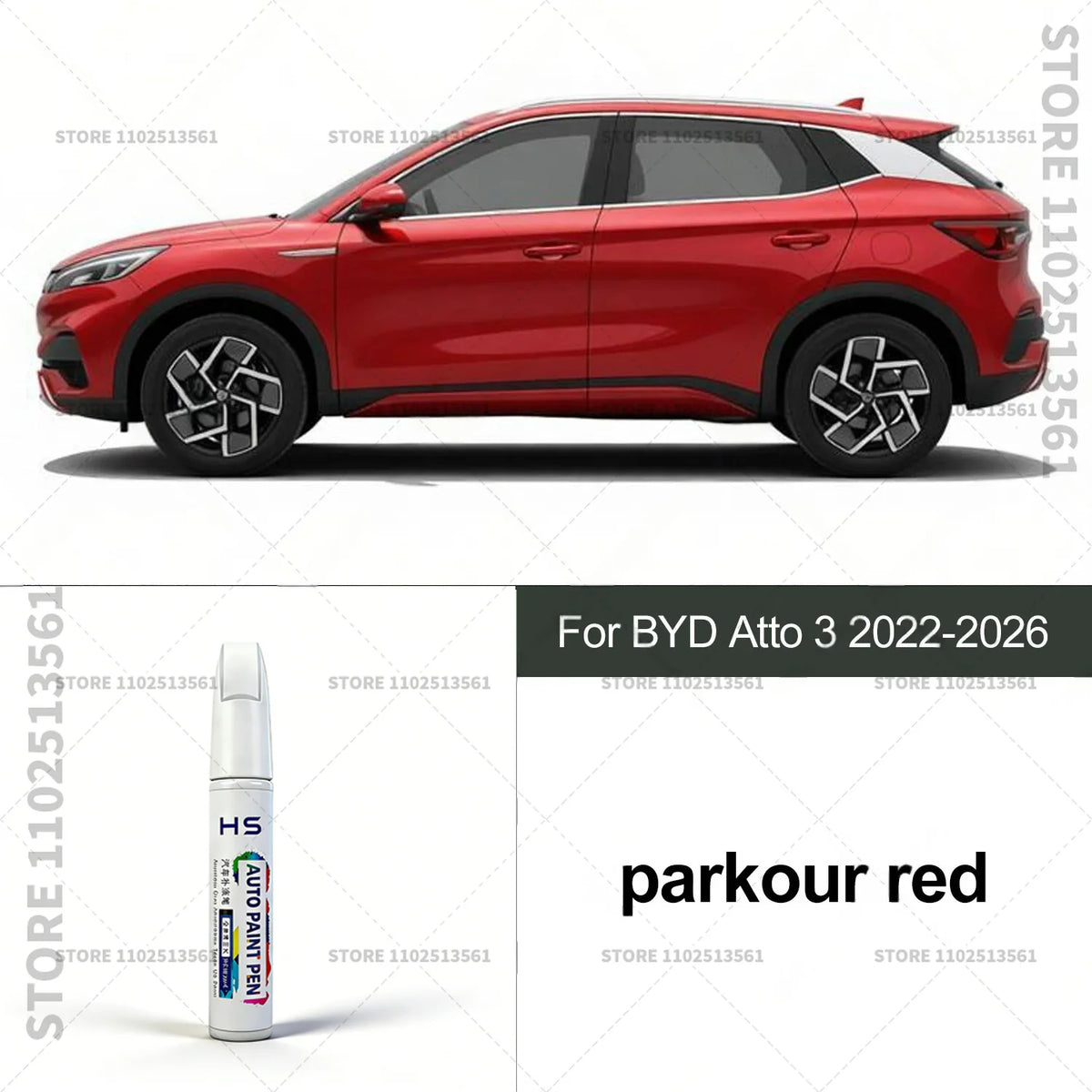 For BYD Atto 3 Touch Up Paint Pen – Quick Car Scratch Repair for Chips & Minor Scratc lifestyle view