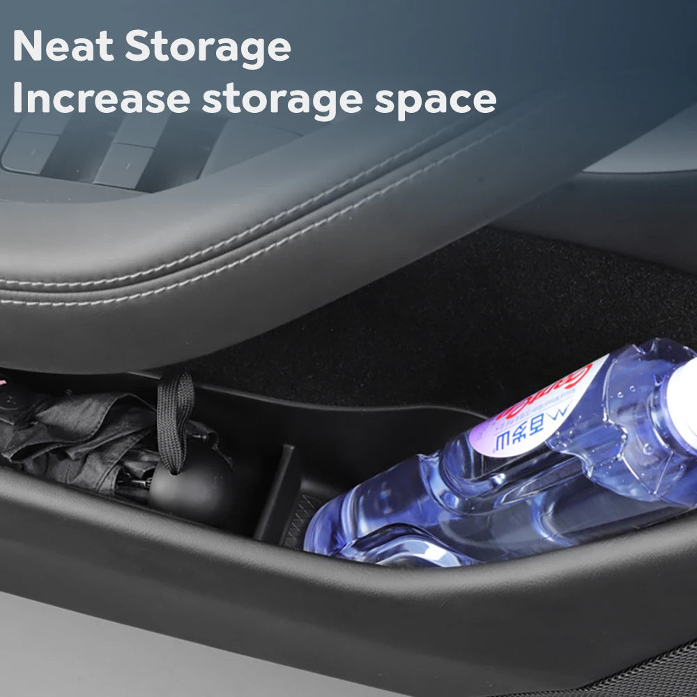For Tesla Model 3 Highland 2024 Door Storage Box | TPE Car Organizer Tray lifestyle view