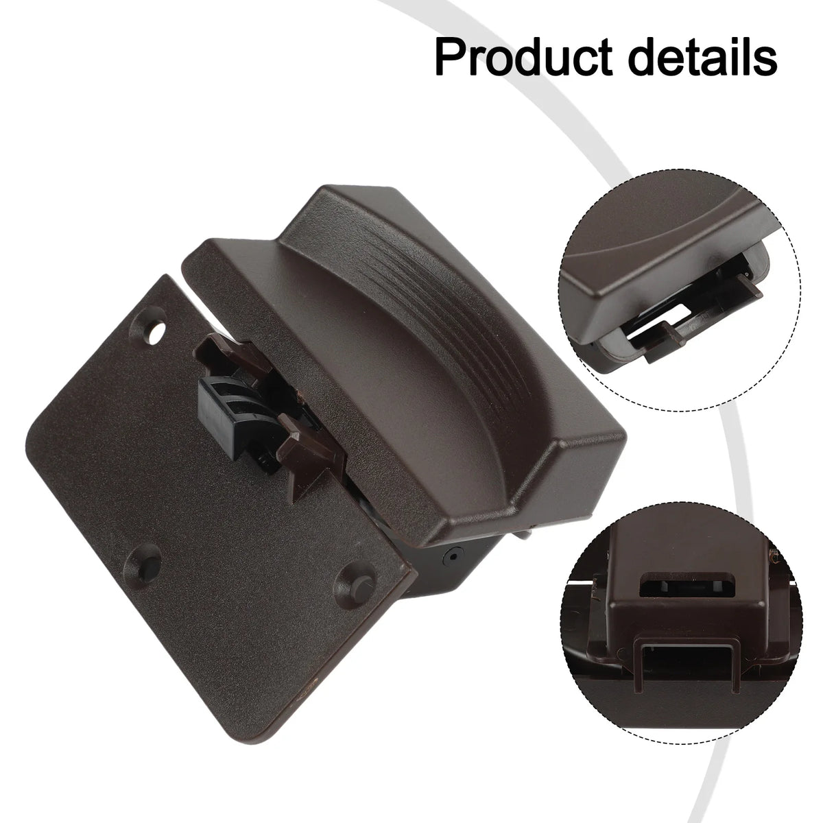 Center Console Armrest Latch Storage Box Handle for Dodge For Ram Models 2013 to 2017 OEM Number 5RQ83TX7AC Center