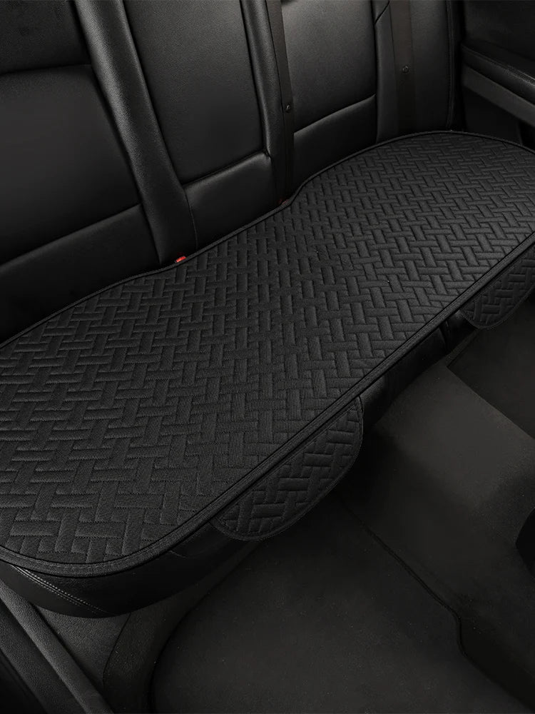 Car Seat Cushion, All Season Universal Linen Car Seat Cushion Cover, Anti Slip, Wear-R close-up view
