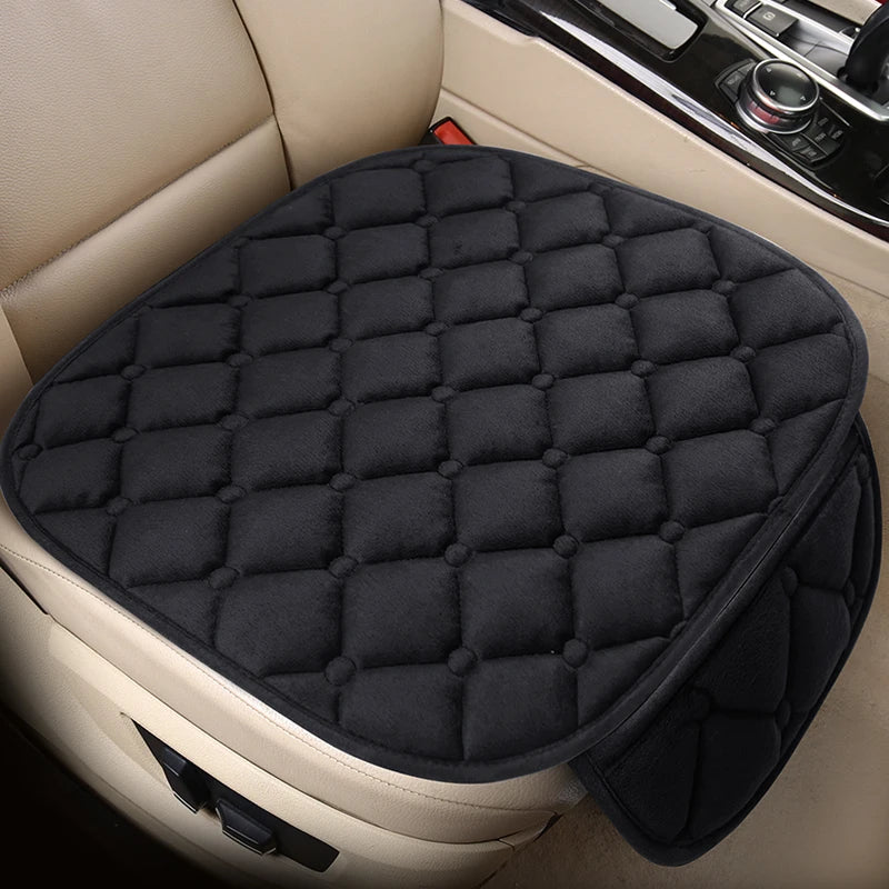 Car Seat Cushion Universal Winter Warm Rear Seat Cover close-up view