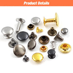 100sets 5mm-15mm Metal Round Rivet Single Cap Rivets Studs for DIY Leather Craft Bag lifestyle view