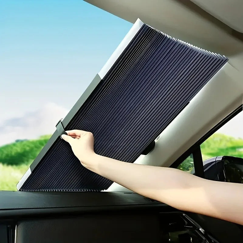 Aluminum Retractable Car Sunshade Curtain alternate view