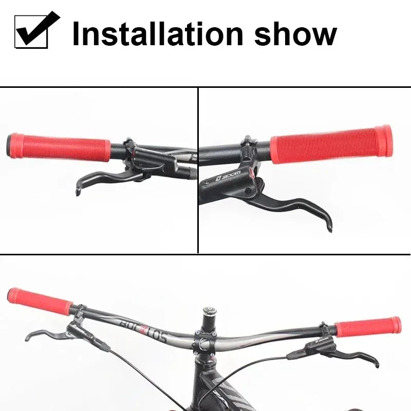ODI Silicone MTB Handlebar Grips Shock-Absorbing Mountain Bike Scooter BMX XC 22.2mm Dia detail view