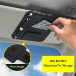 Car Sun Visor Organizer Multi-Pocket Storage Pouch