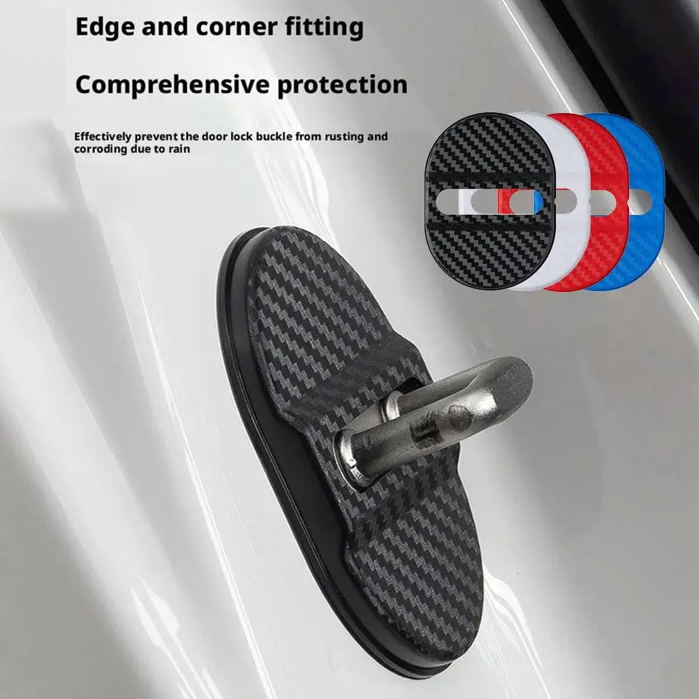 Car Door Lock Protective Cover 4PCS Self-Adhesive detail view