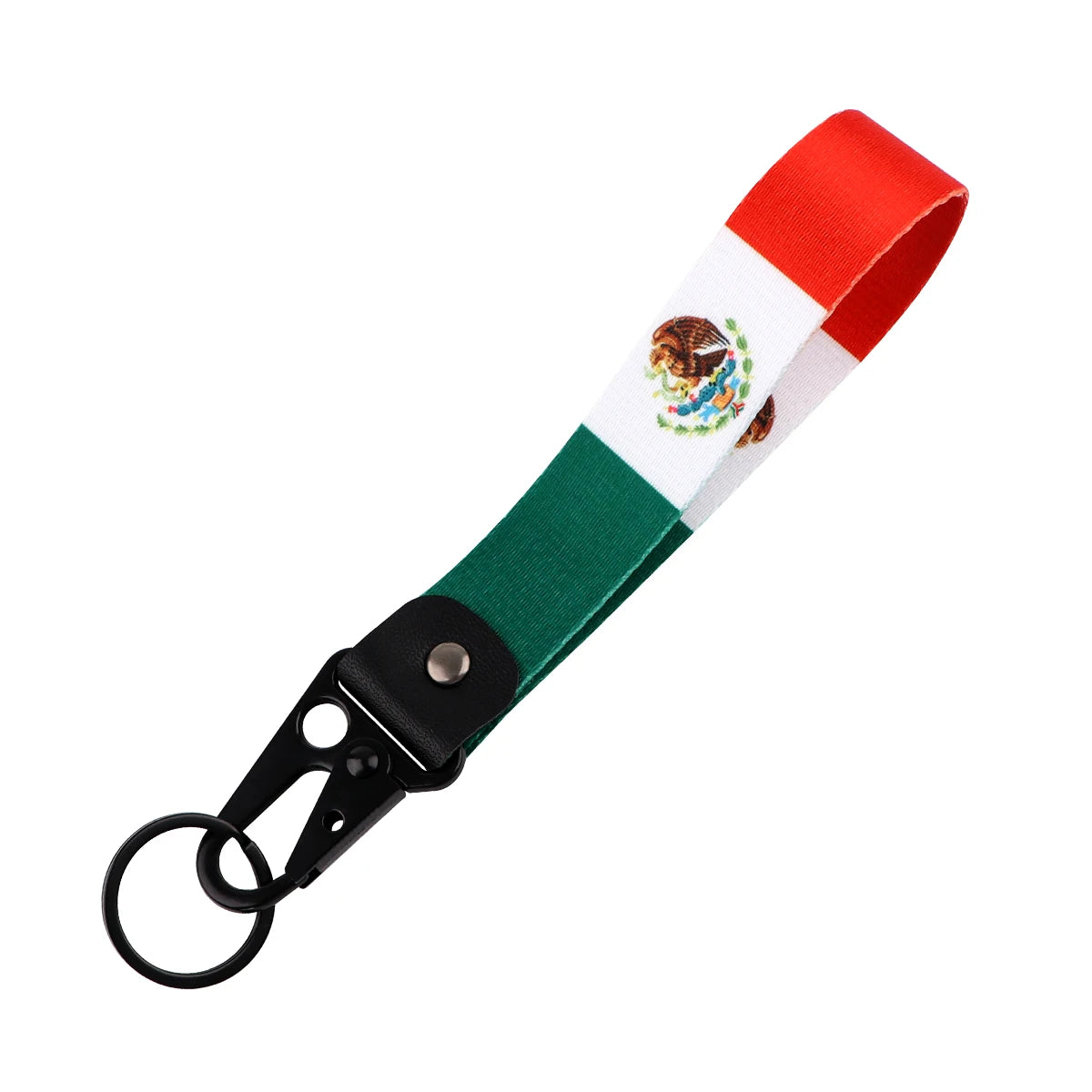 Flag Car Keychain Key Ring additional angle
