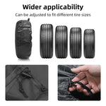 1/2/4PCS Car Auto Wheel Tire Cover | Weatherproof Dust-Proof Spare Tire Bag for 4x4 Over detail view