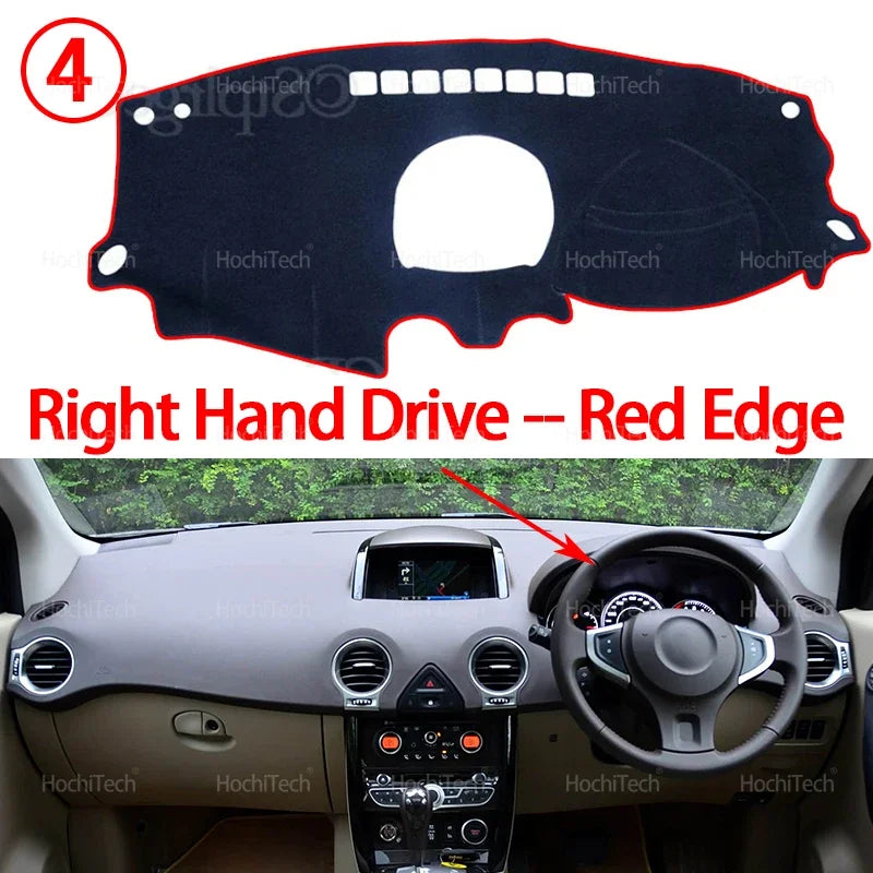 Car Dashboard Cover for Renault Koleos 2008-2016 Samsung QM5 | Anti-Glare Dash Mat detail view