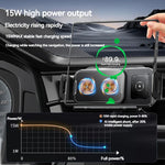 15W Universal Car Phone Wireless Charger Holder | 360° Rotation Mount for Samsung Galaxy detail view