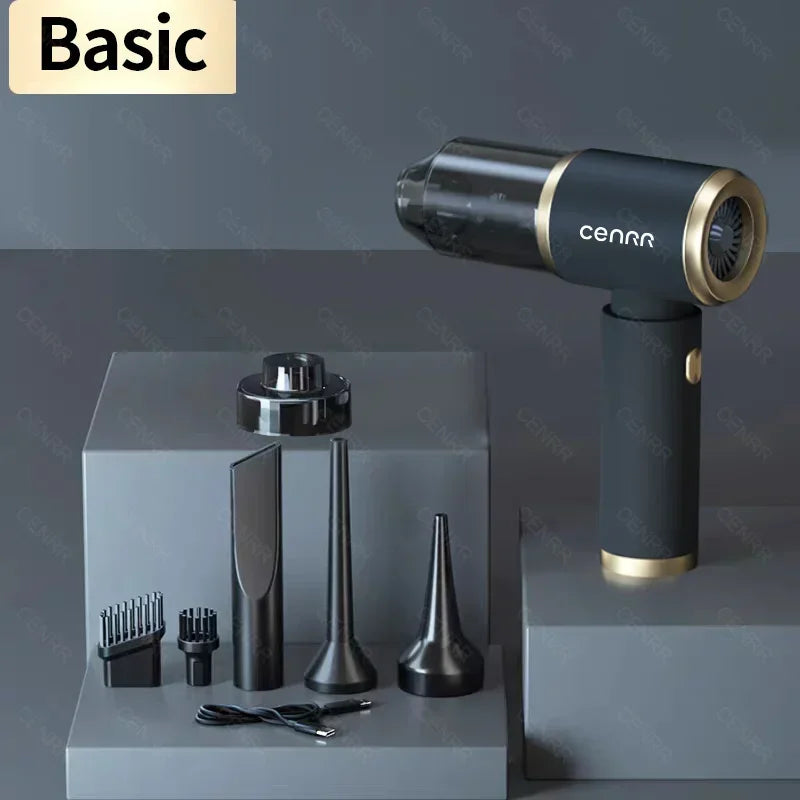 CENRR 210000PA Mini Car Vacuum Cleaner | Wireless Handheld Blower for Car & Home lifestyle view