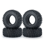 Mud Terrain Rubber Tyres 4PCS 1.0 Inch for 1/18 1/24 Axial SCX24 TRX4M Crawler close-up view