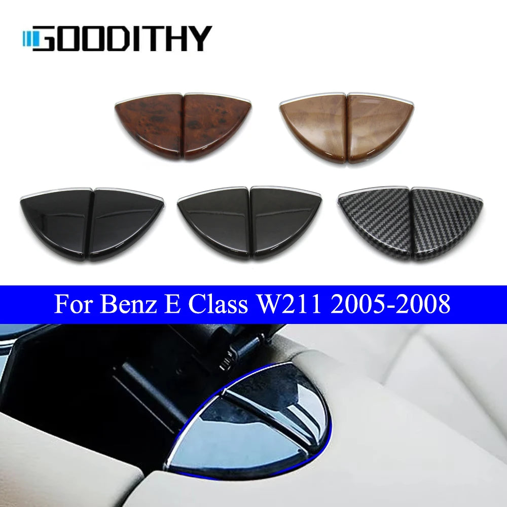 Car Center Console Armrest Lock Switch Latch Button Cover For Mercedes Benz E Class W211 2005-2008 E200 E300 E320 E350 E500