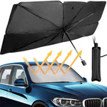 Car Windshield Sunshade Umbrella Silver UV Resistant Folding alternate view