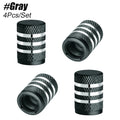 4PCS Tire Valve Stem Cap | Metal Tire Air Caps with Plastic Liner Corrosion Resistant alternate view