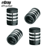 4PCS Tire Valve Stem Cap | Metal Tire Air Caps with Plastic Liner Corrosion Resistant alternate view