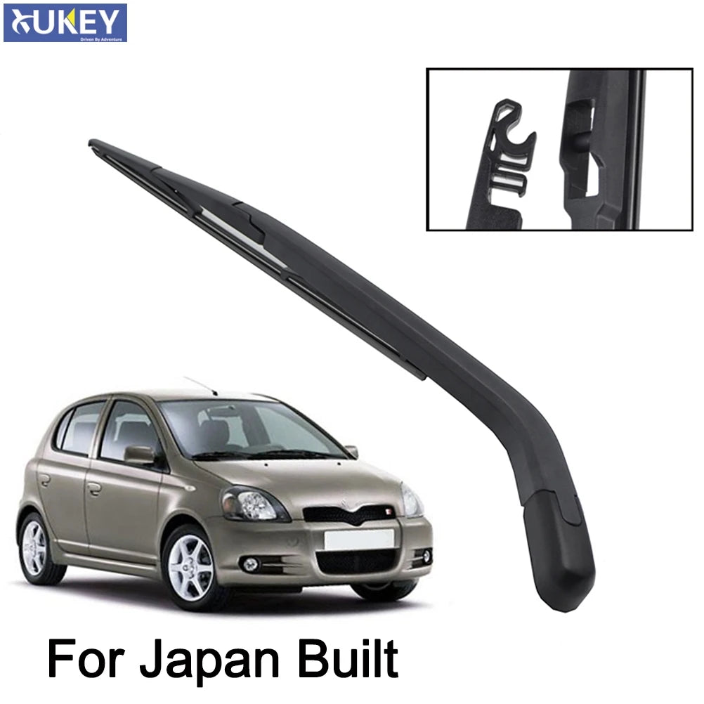 Xukey Rear Wiper Arm and Blade Kit for Toyota Yaris Japan Built 1999-2005 | Direct Replacement