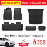 Tesla Model Y Juniper 2025–2026 All-Weather Floor Mats | Cargo Liner, Trunk & Seatbac lifestyle view