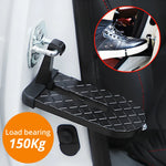 Auto Foldable Car Roof Rack Door Step Multifunction Universal Latch Hook Foot Pedal Aluminium Alloy Safety Accessories Kickstand