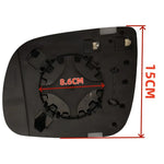 For Audi Car Left and Right Rearview Mirror Electrically Heated Glass Suitable Audi Q5 2010-2018/Q7 2010-2015 Rearview Mirror