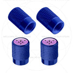 Itachi Rinnegan Sharingan Tire Valve Caps | 4pc Aluminum Anime Car Accessories alternate view