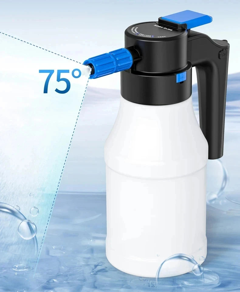 Handheld Car Air Pressure Foam Sprayer | 1.5L Multi-Purpose Spray Pot for Car Wash and close-up view